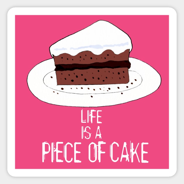 Life is a piece of cake Sticker by Scratch